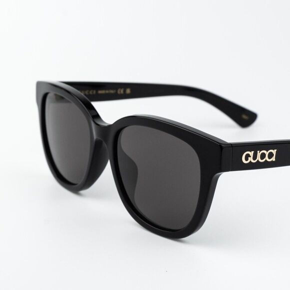Gucci Women Sunglasses Black Grey Square GG1797SK 001 NEW AUTHENTIC